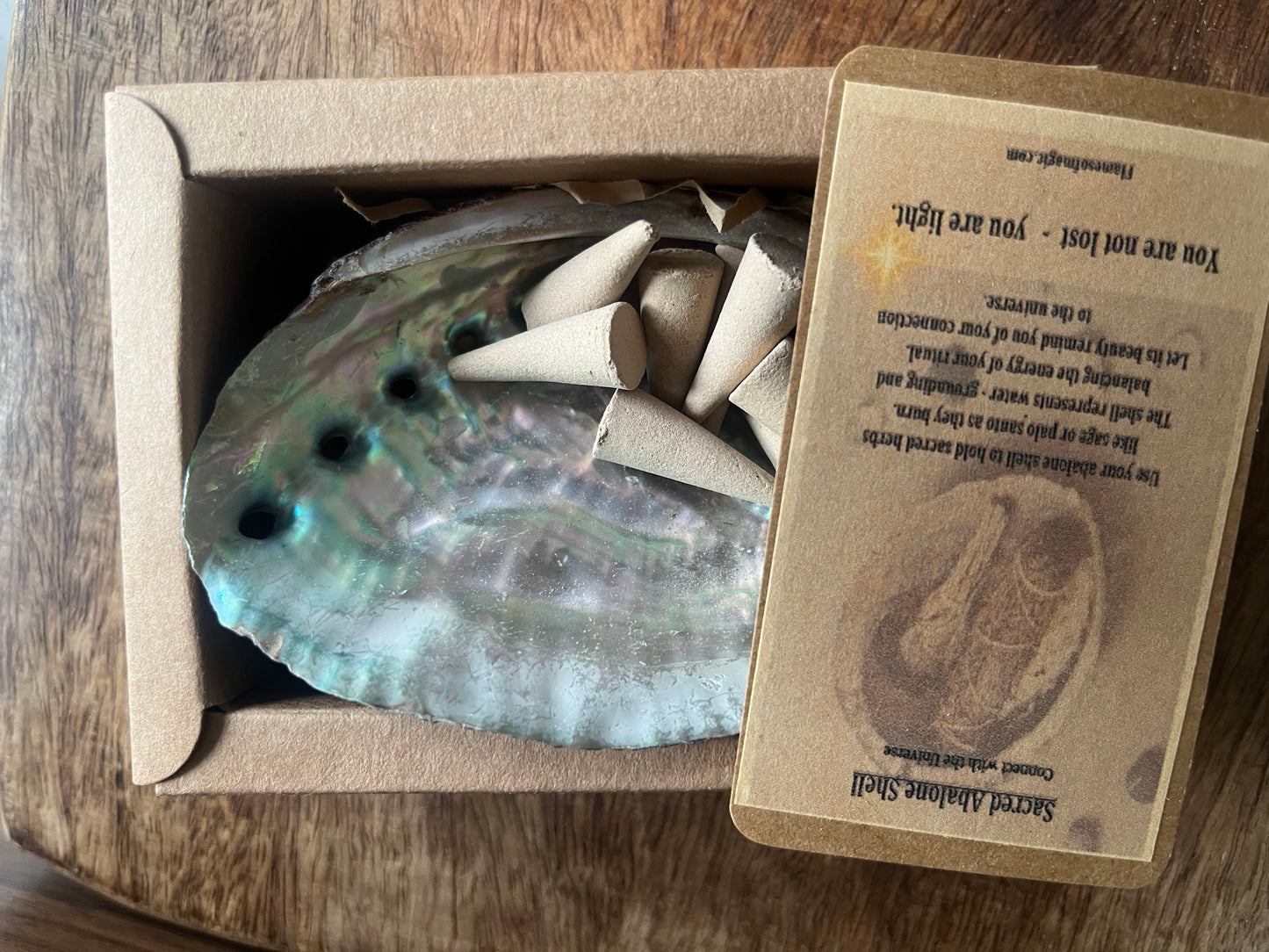 Sacred Natural Raw Abalone Shell 9-10 cm Rituals