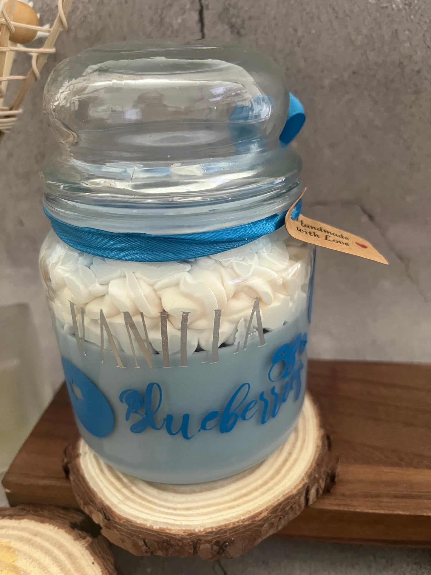Soy Wax Blueberries &Vanilla Candle