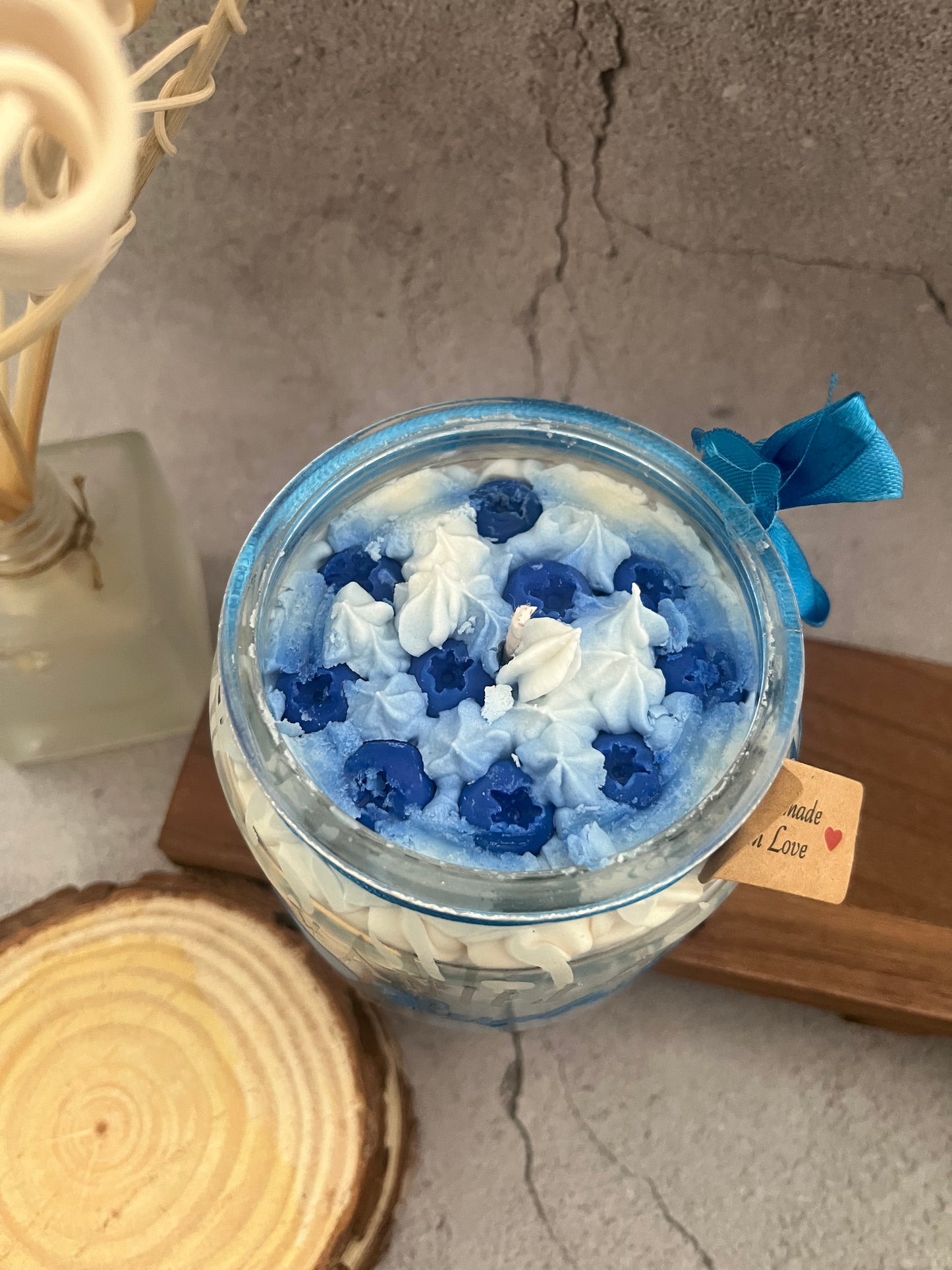 Soy Wax Blueberries &Vanilla Candle