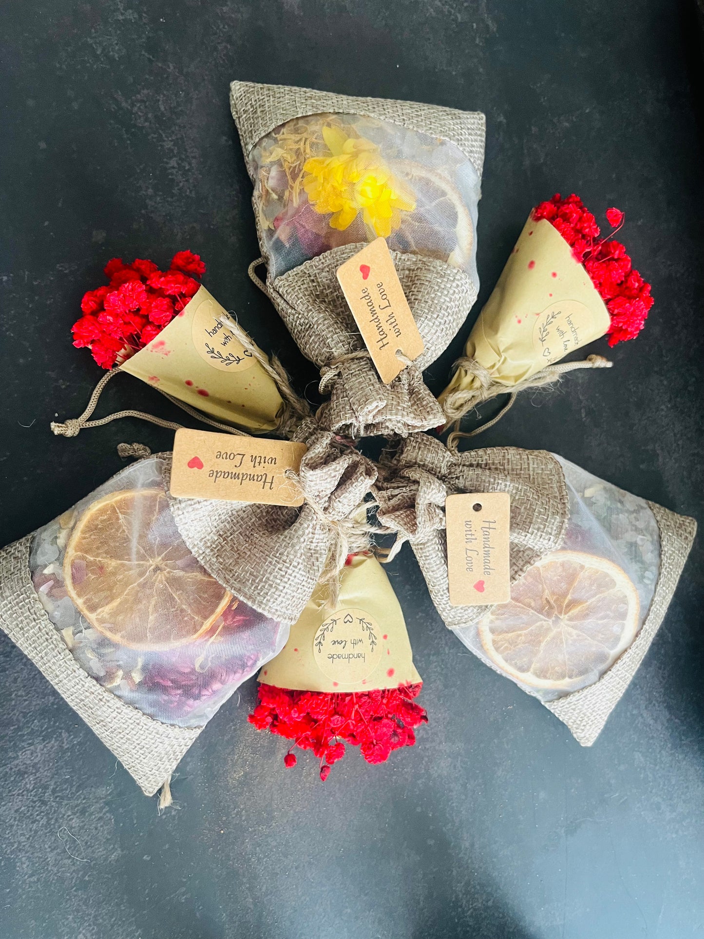 Aromatherapy Botanical Salt Sachet Levender