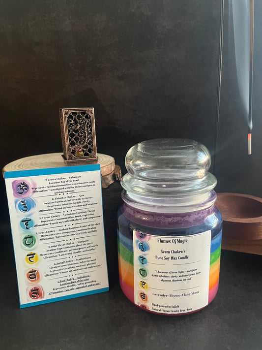 Soy Wax Seven Chakra’s Candle