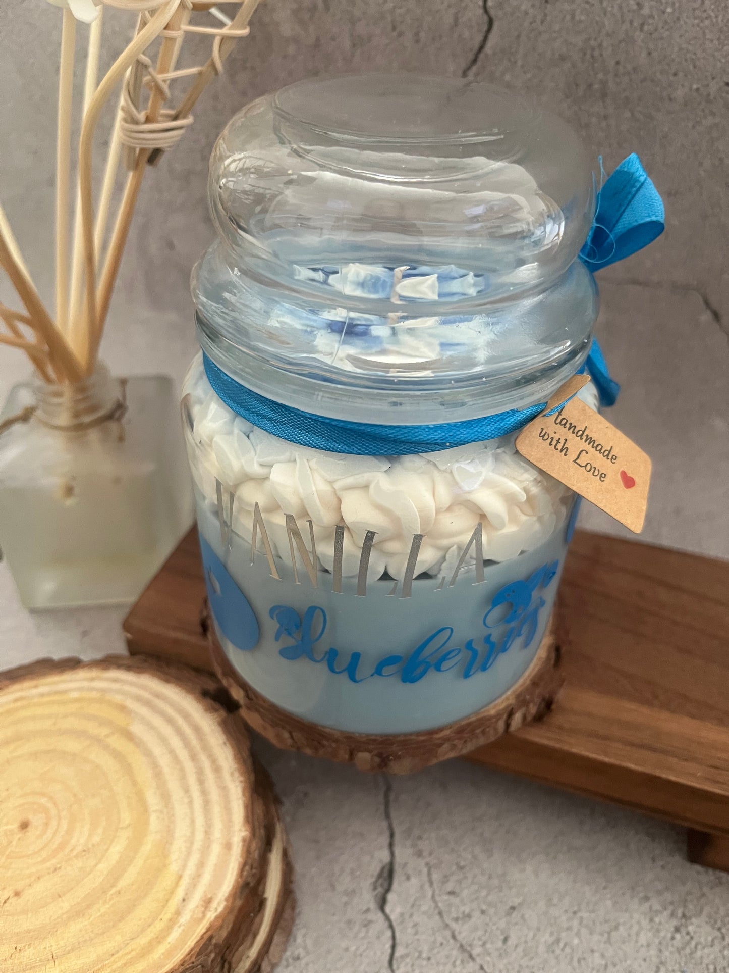 Soy Wax Blueberries &Vanilla Candle