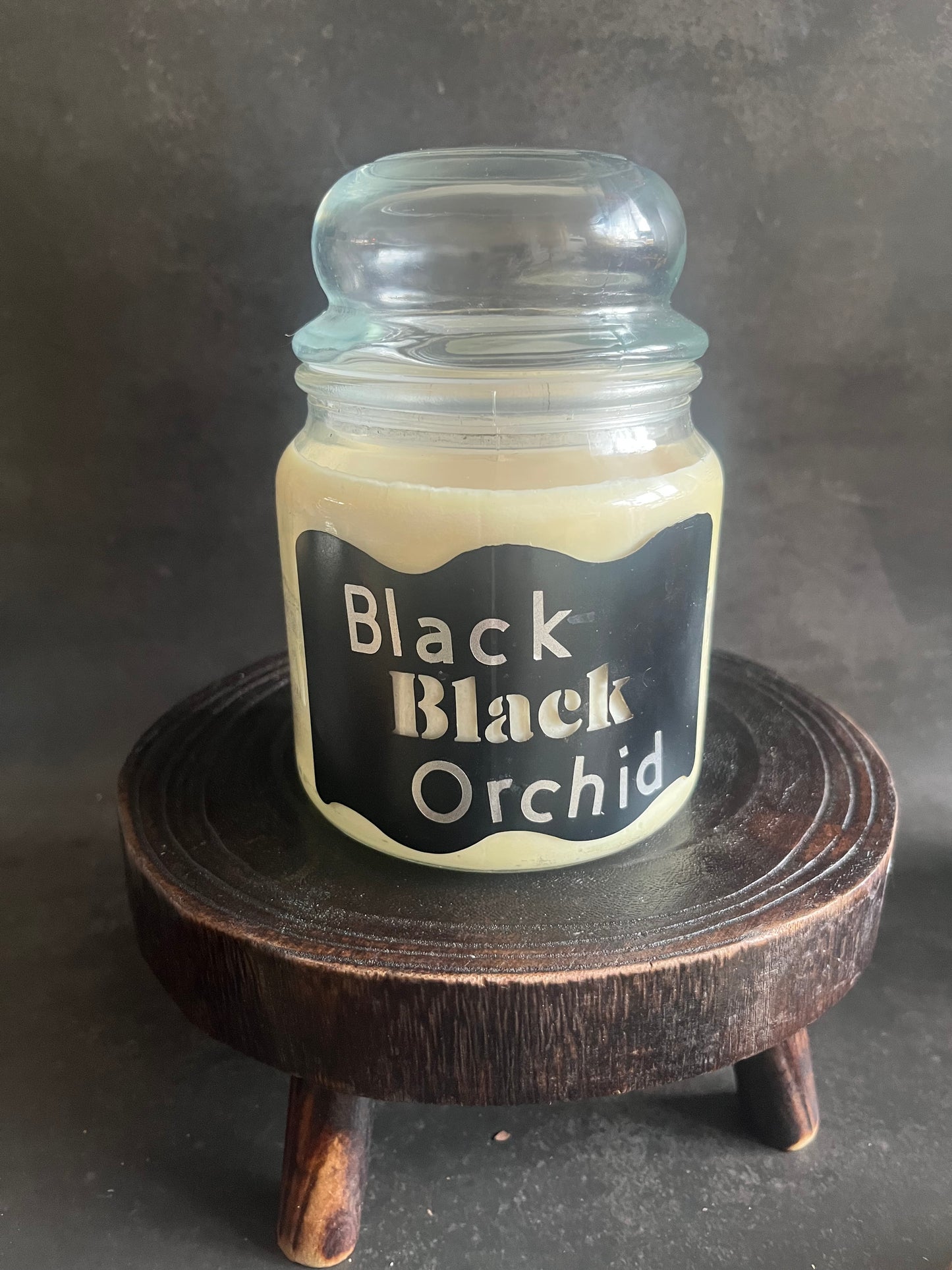 Luxury Soy Wax Candle Black Orchid